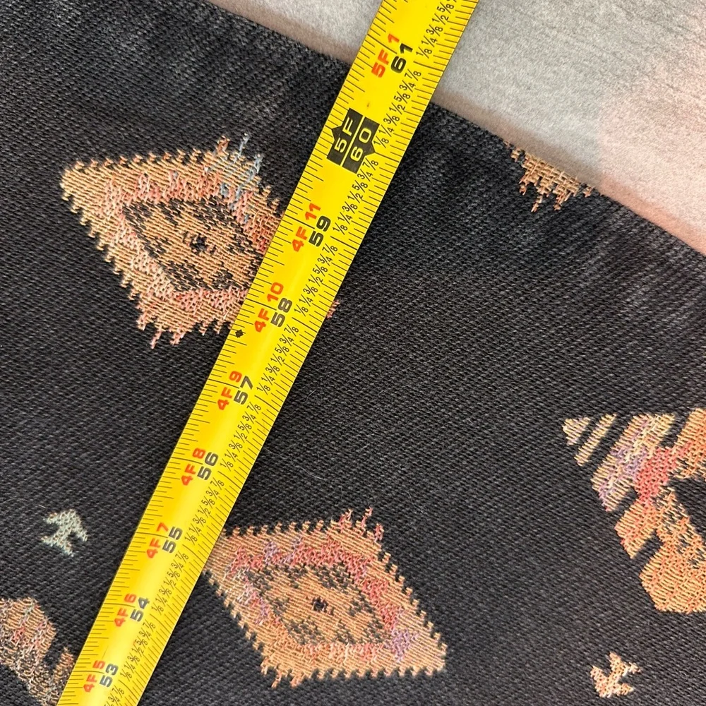 Unique Custom Multi-color Geo/Southwest Patterned 5ft Table runner/ Bed runner